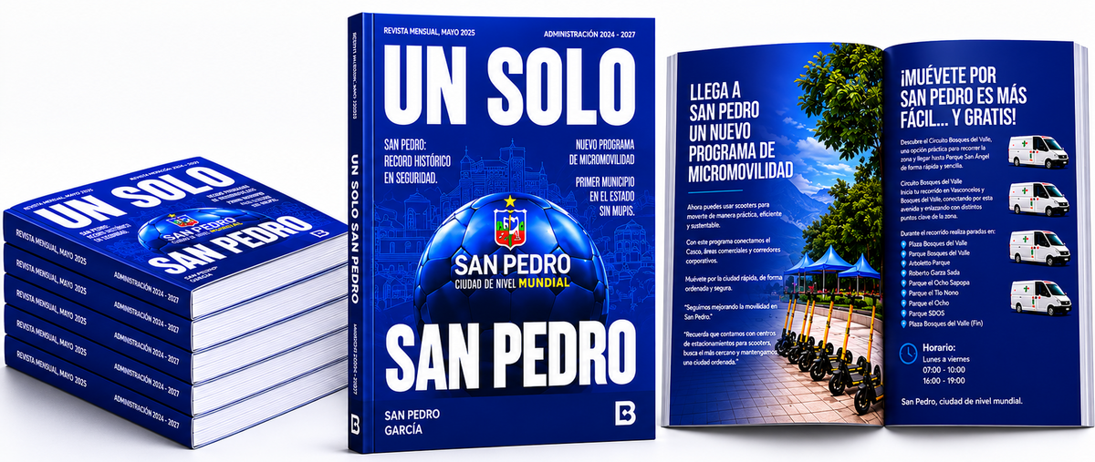  Libros de pasta blanda terminados, apilados, de pie y abiertos.
